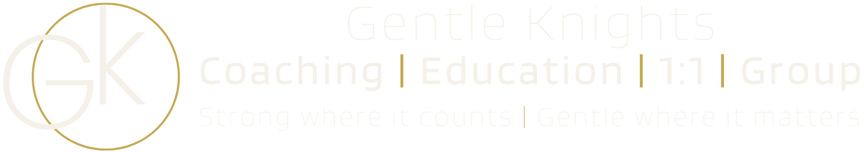 The Gentle Knight logo